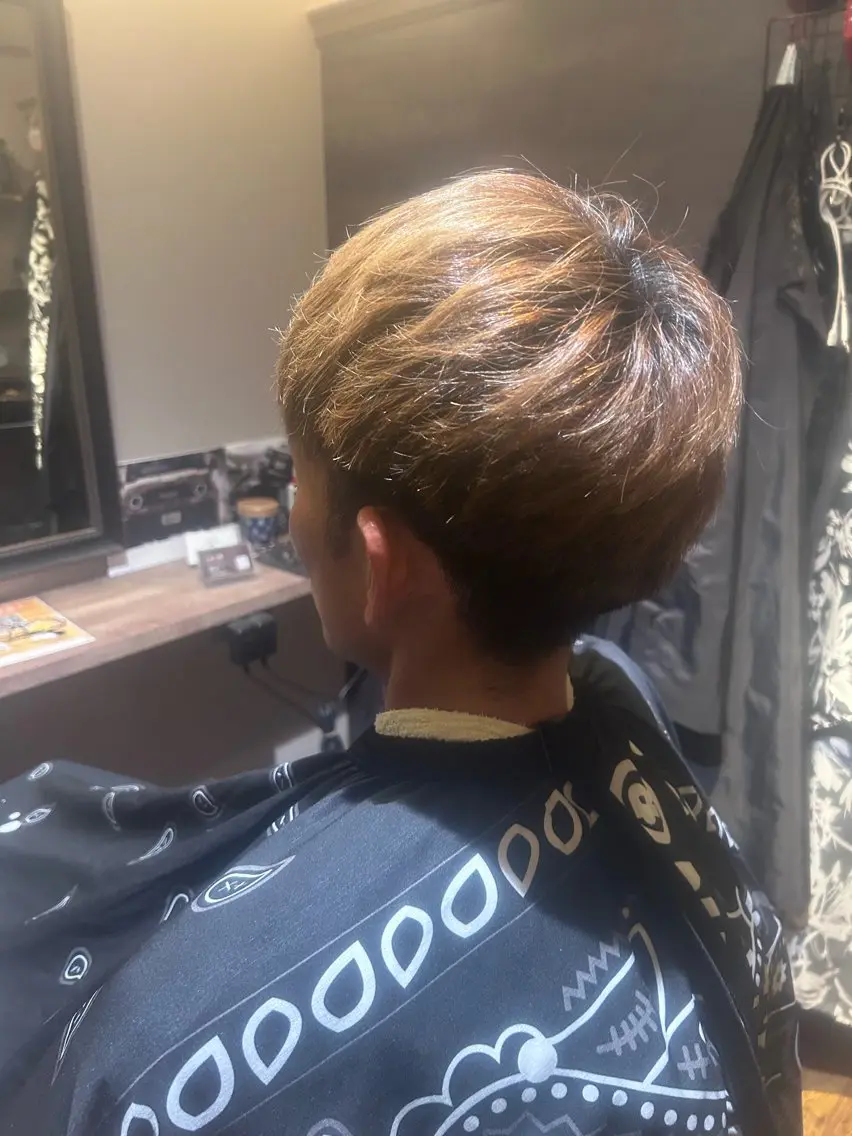ミディアム カット ex-fa for men 早藤朋哉のヘアスタイル
