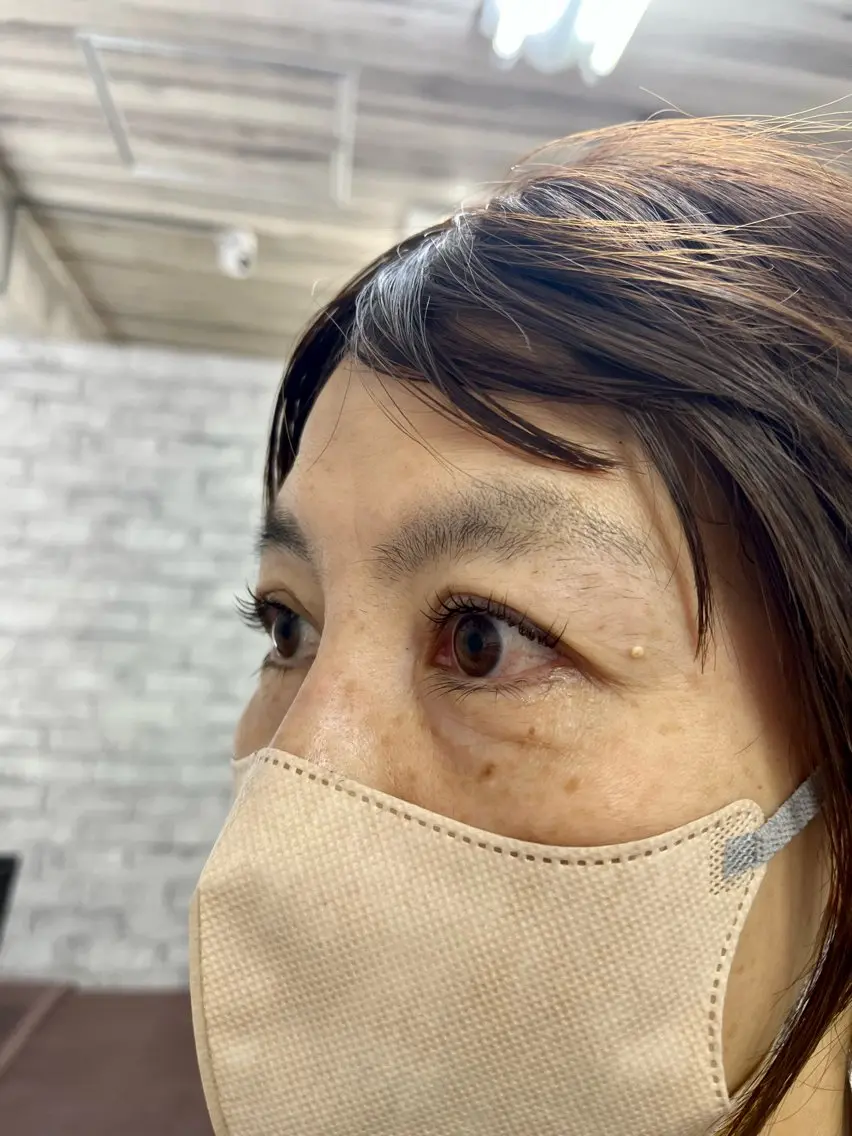 マツエク・マツパ パリジェンヌラッシュリフト 野本 梨里奈のマツエク・マツパデザイン