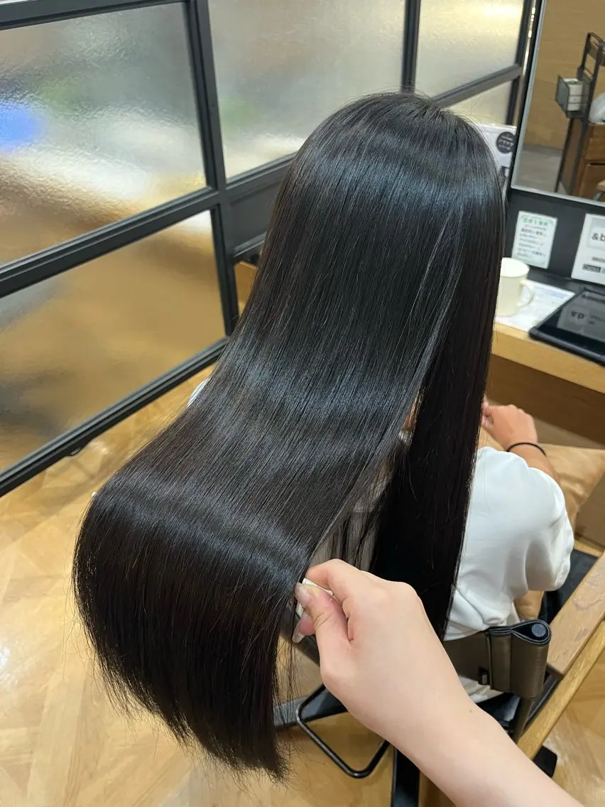 ロング 宮川 結妃のヘアスタイル