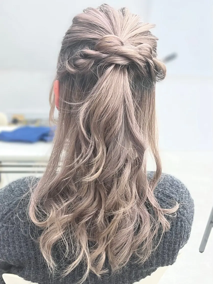 ロング ヘアセット 加藤 あおいのヘアスタイル