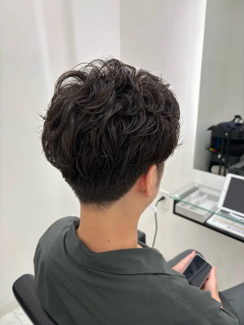 パーマ メンズ メンズパーマ 髪質改善サロン🫧 セキチサトのヘアスタイル
