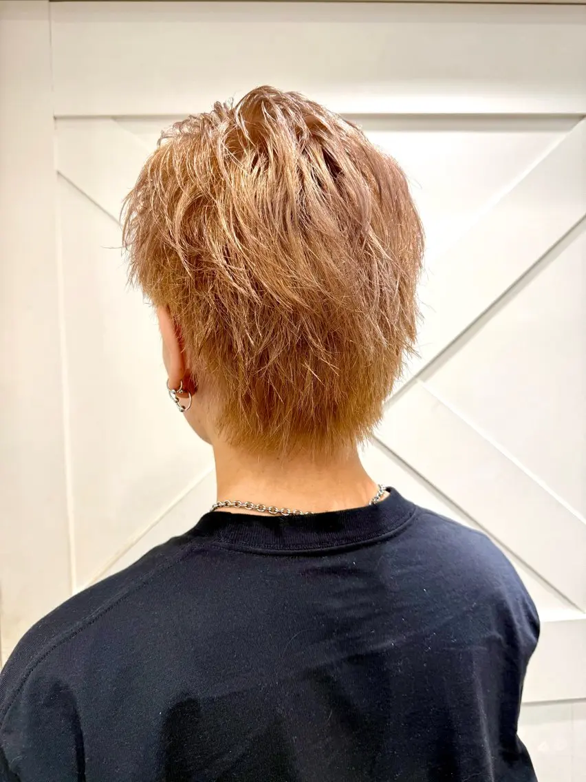 ⚡メンズダブルカラー(ブリーチあり)の写真