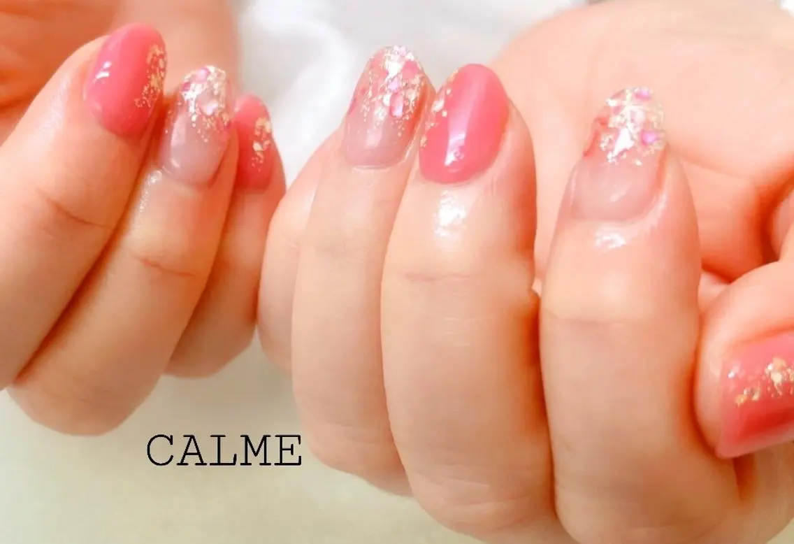 ネイル 持ち込み CALME ♡のネイルデザイン