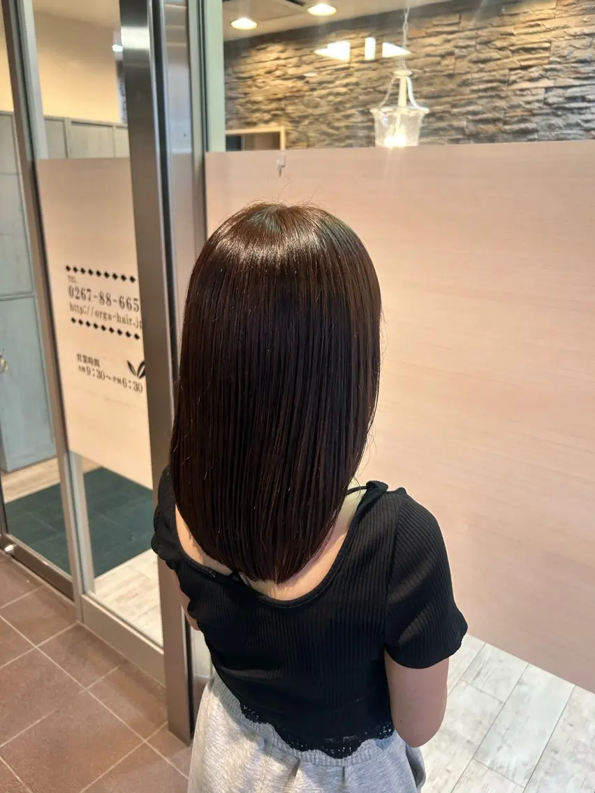 ミディアム ヘアカラー トリートメント 佐藤 匠のヘアスタイル