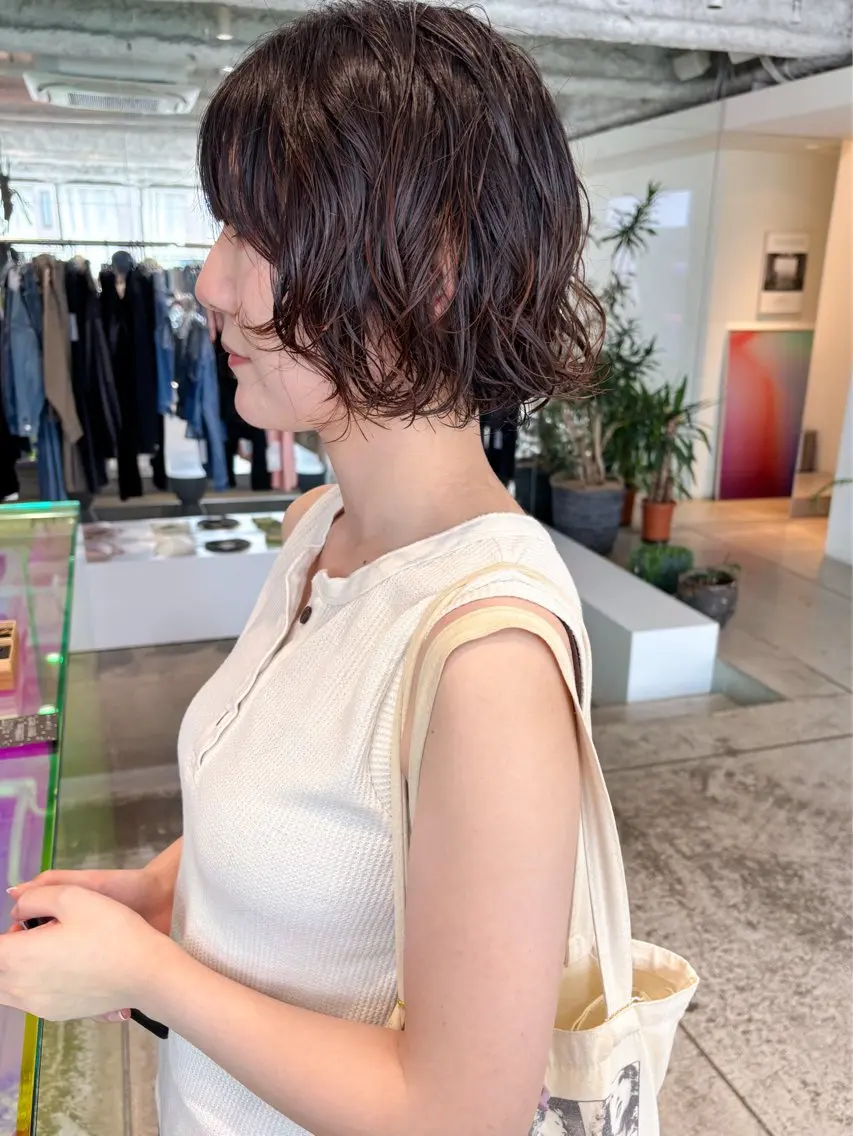 ショート パーマ カット パーマ ANY／SUE 千葉パーマのヘアスタイル