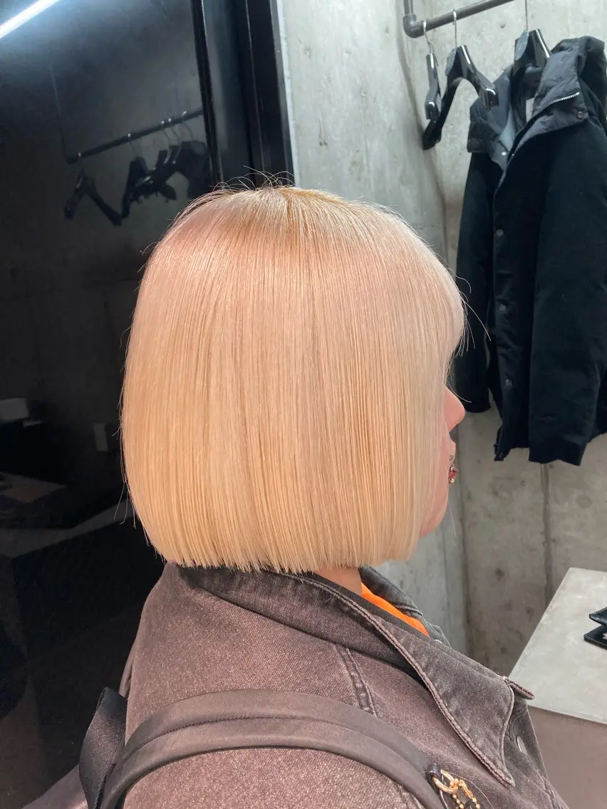 🎀切りっぱなしボブカット🎀オージュア5STEPトリートメント付き💖の写真