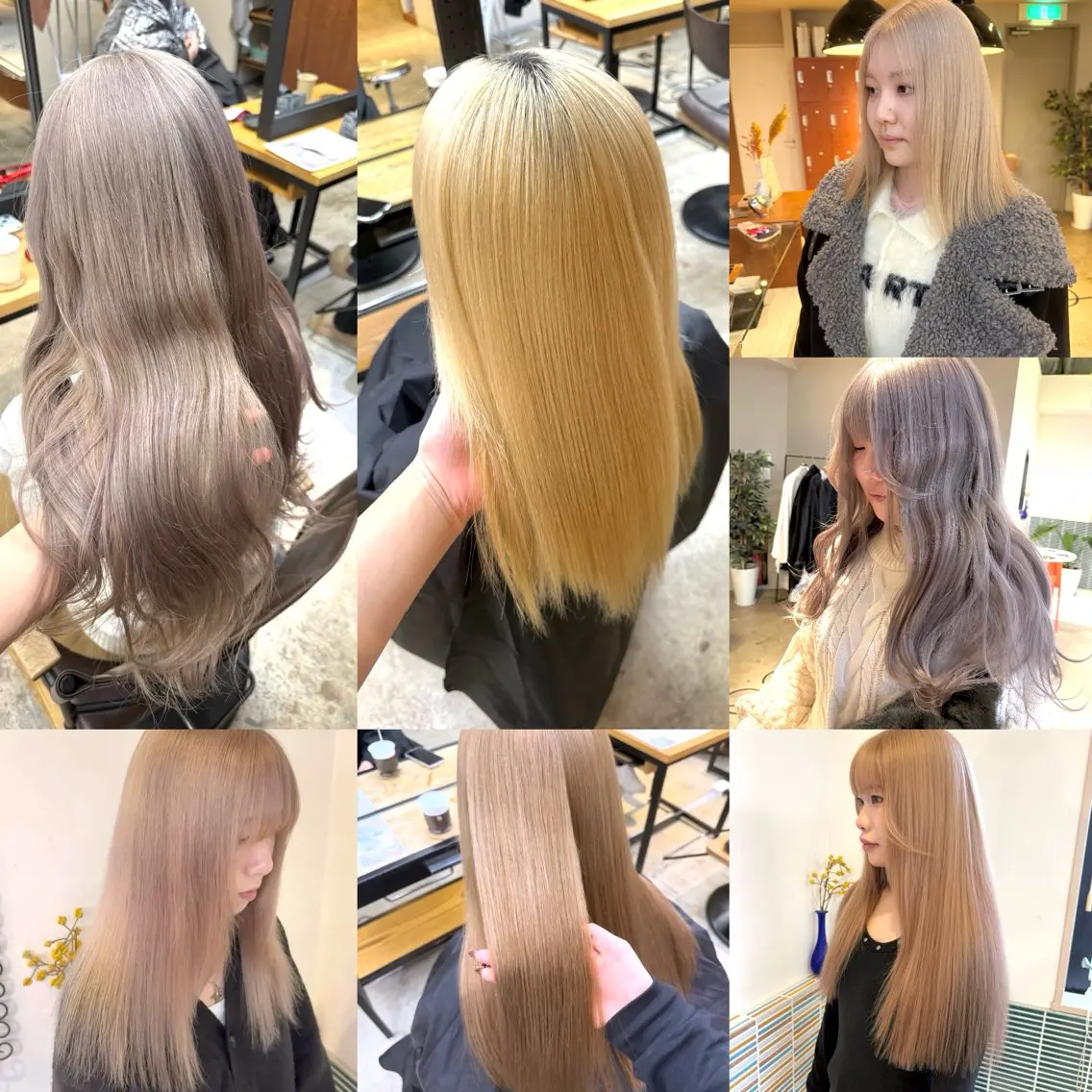 ロング カラー ヘアカラー カラー特化/ブリーチ 梅田中崎町/あかりのヘアスタイル