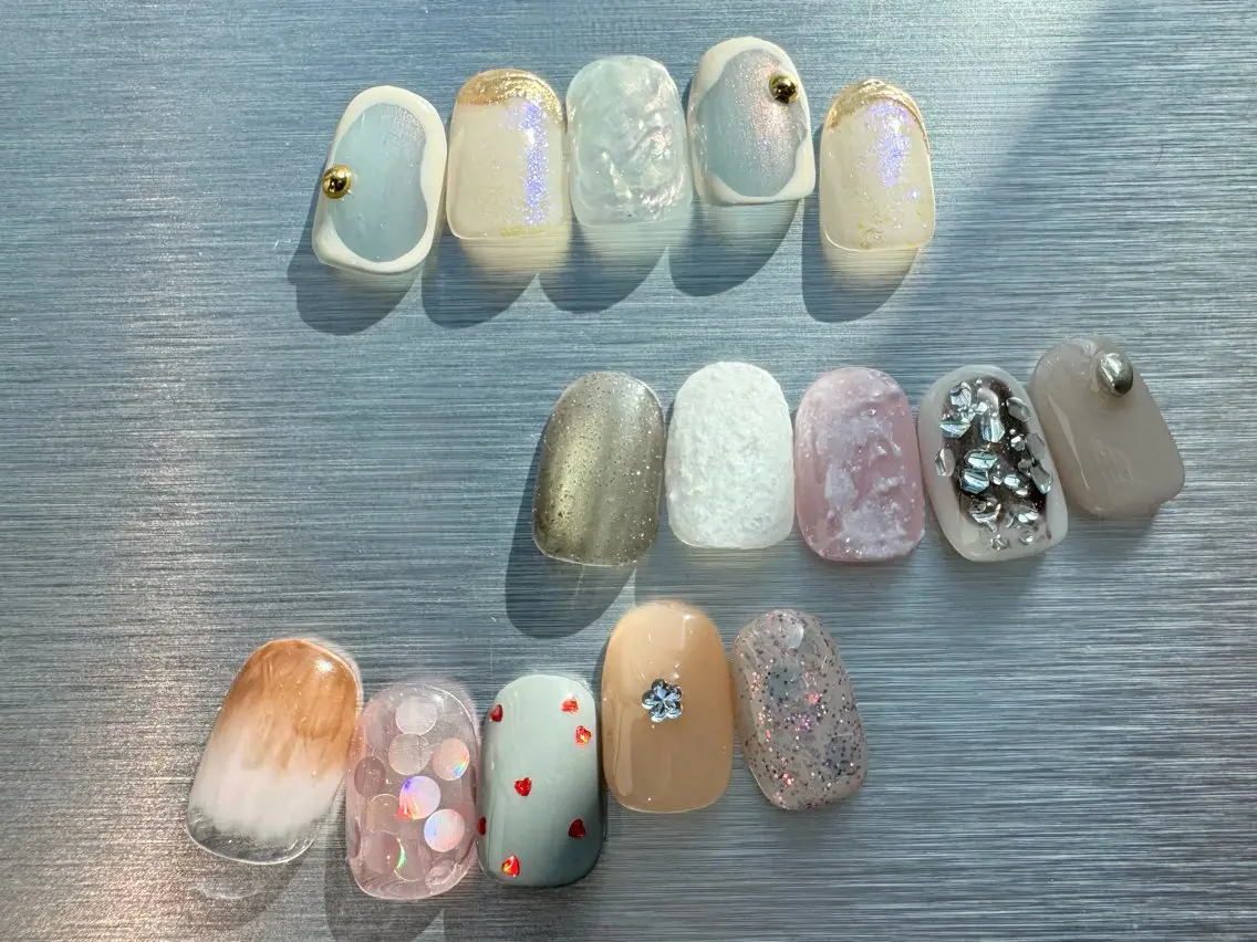 ネイル ハンドネイル 下北沢ネイリスト RIKAのネイルデザイン