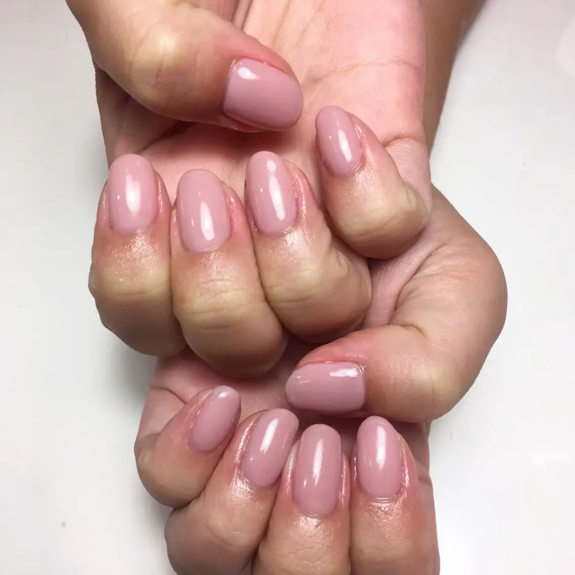 ネイル miishan ワンカラー.心斎橋のネイルデザイン
