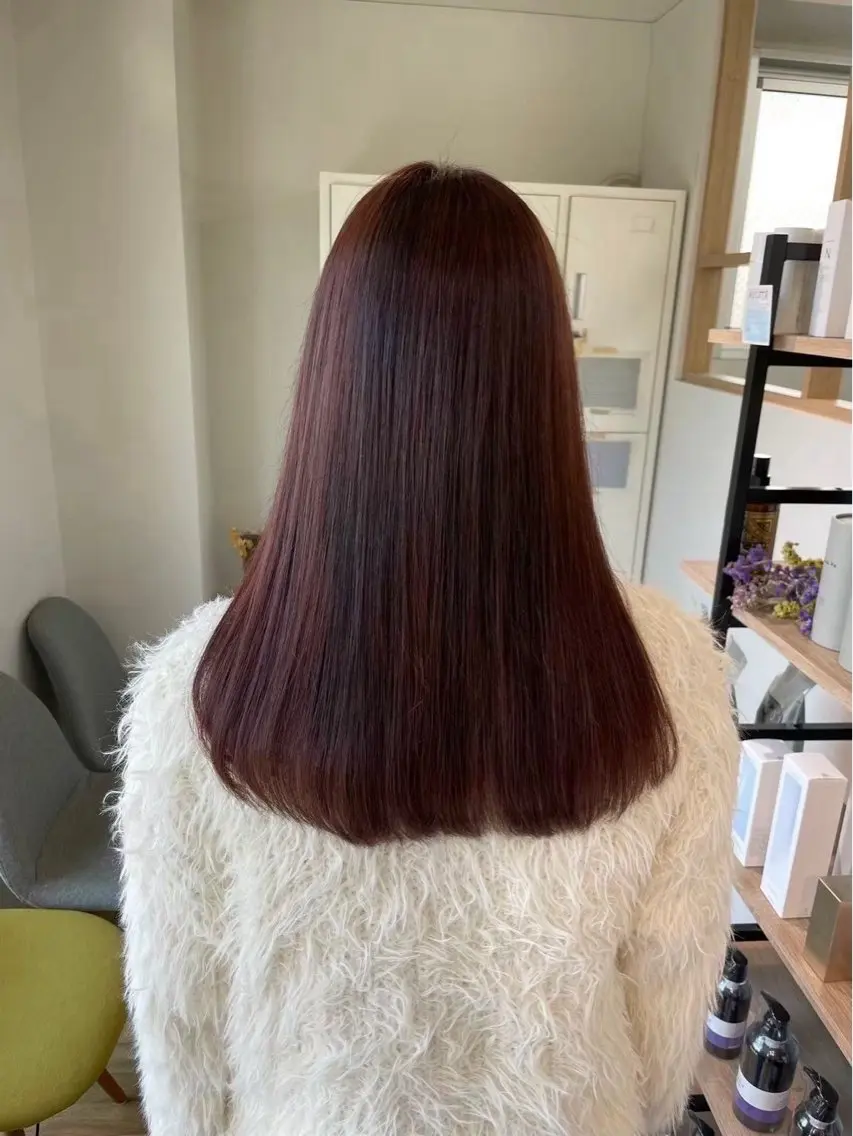 カラー hinata 🩵のヘアスタイル
