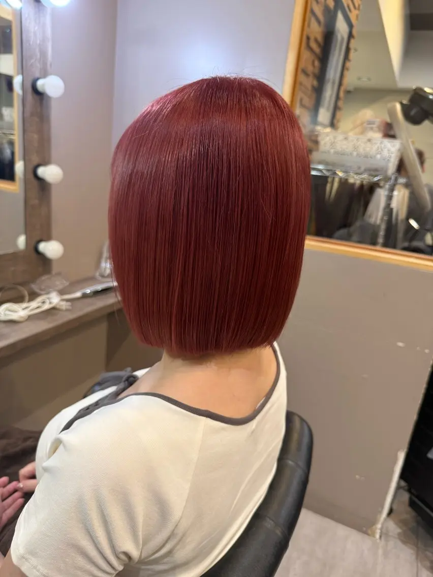 ショート カット ヘアカラー RIEブリーチ& エクステ特化型のヘアスタイル
