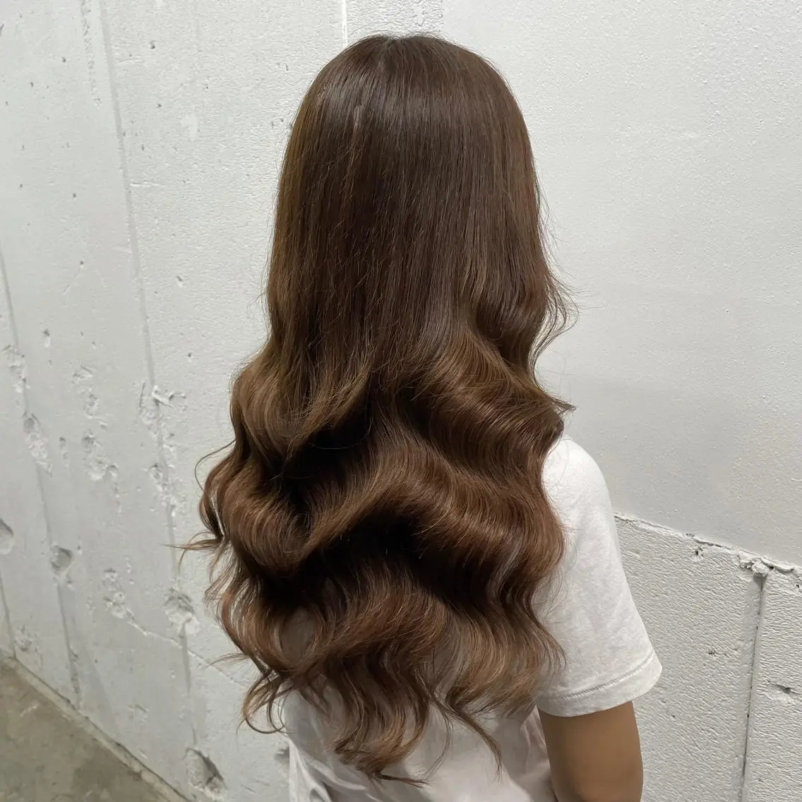ロング カラー シールエクステ バレイヤージュ ミストバング ダブルカラー  フェイスフレーミング ヘアカラー エクステ 🧡艶髪/エクステ 🫧🧡YUKI❄️のヘアスタイル