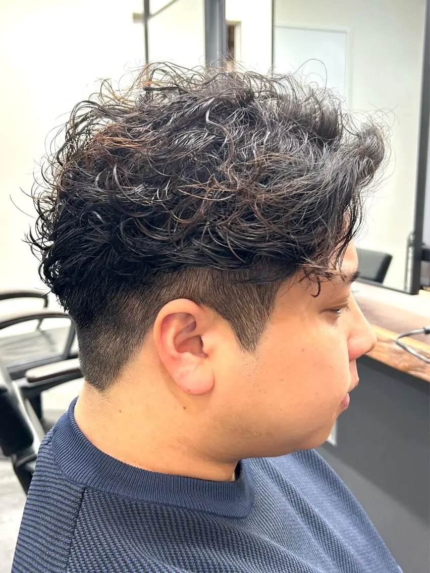 ショート パーマ メンズ メンズパーマ カット パーマ トリートメント 【メンズパーマ特化】 🍏網中勇喜のヘアスタイル