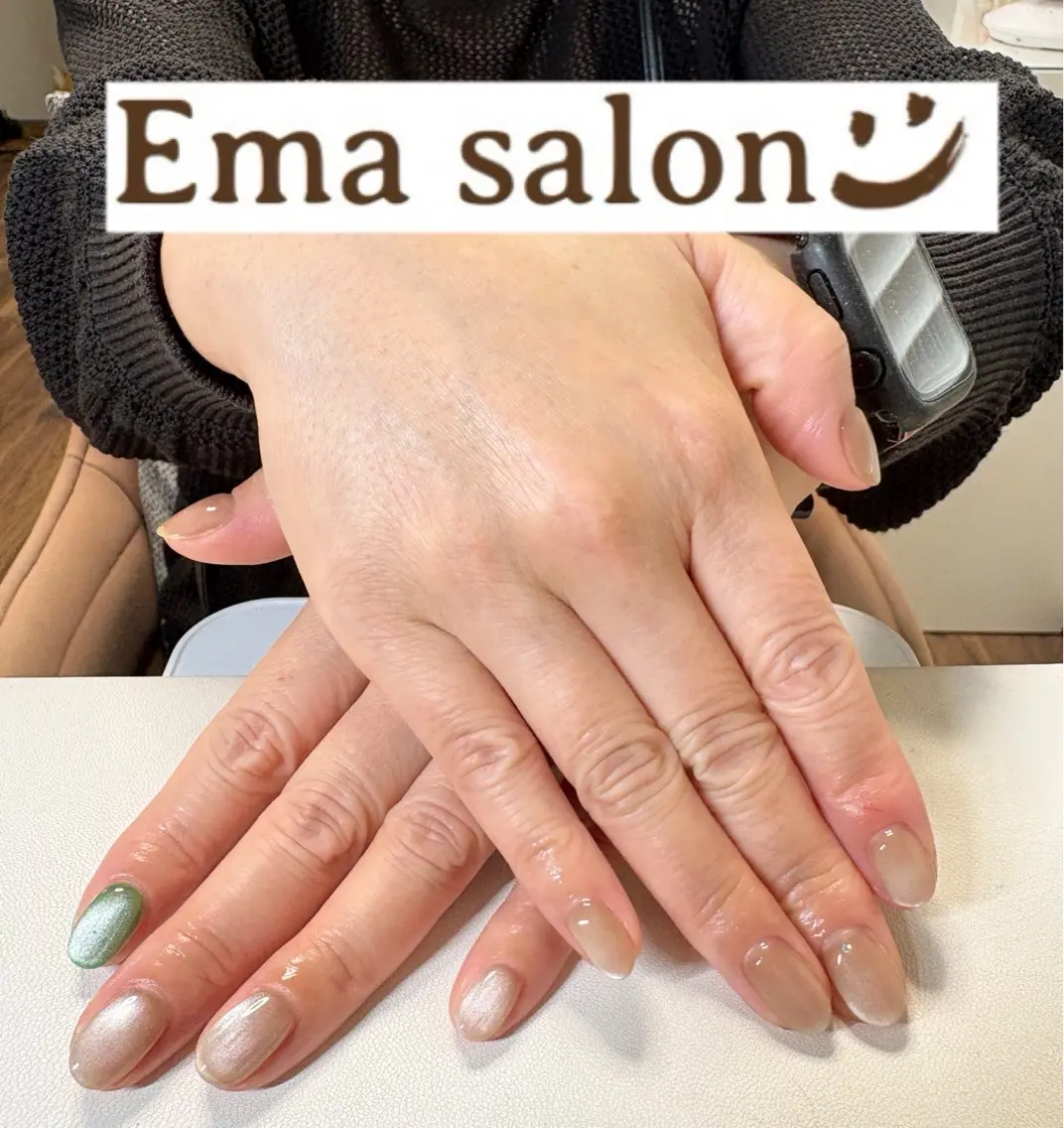 ネイル マグネットネイル ハンドネイル Ema salon hiromiのネイルデザイン