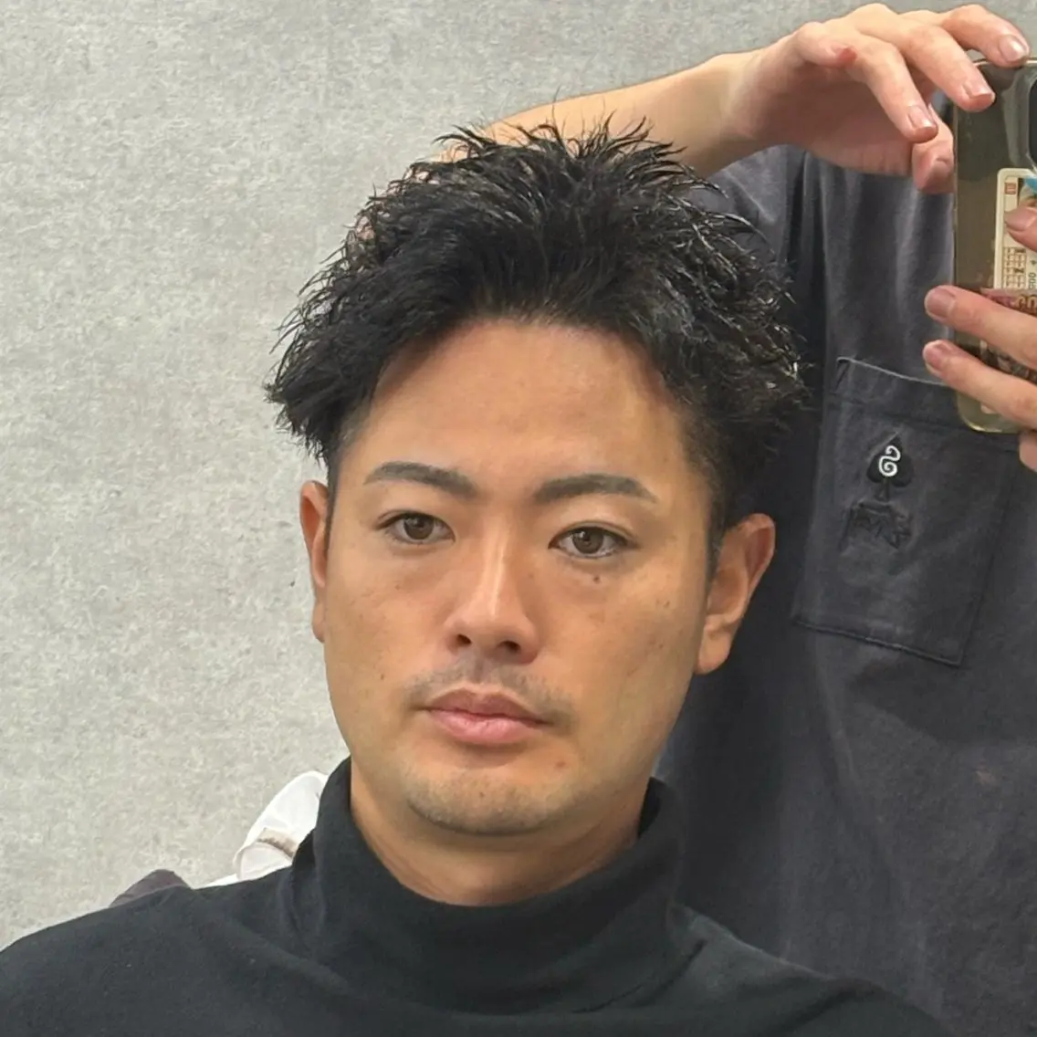 ショート カット パーマ パーマ指名率No1 メンズ特化ケイトのヘアスタイル