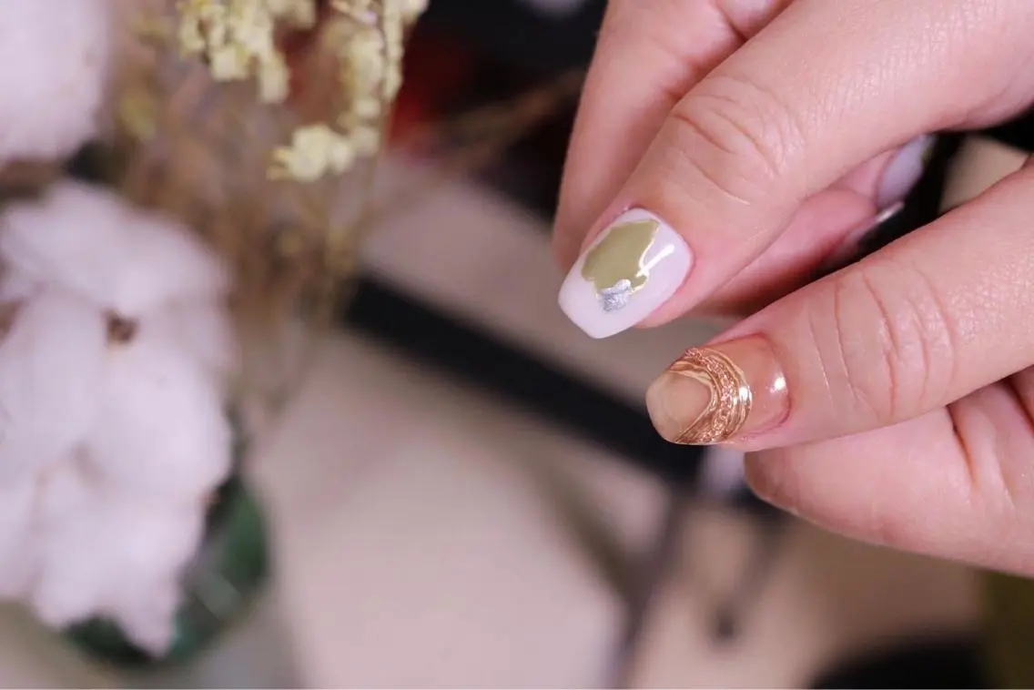 ネイル 長さ出し ジェルネイル 韓国ネイル 持ち込み ニュアンスネイル ハンドネイル MH Nailのネイルデザイン