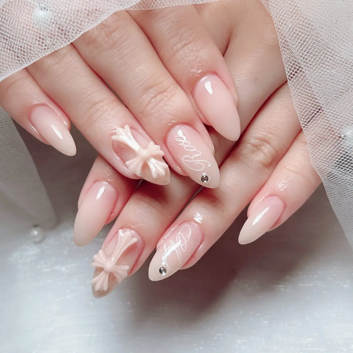 ネイル ジェルネイル グラデーション シンプルネイル ハンドネイル Cute Tips nailのネイルデザイン