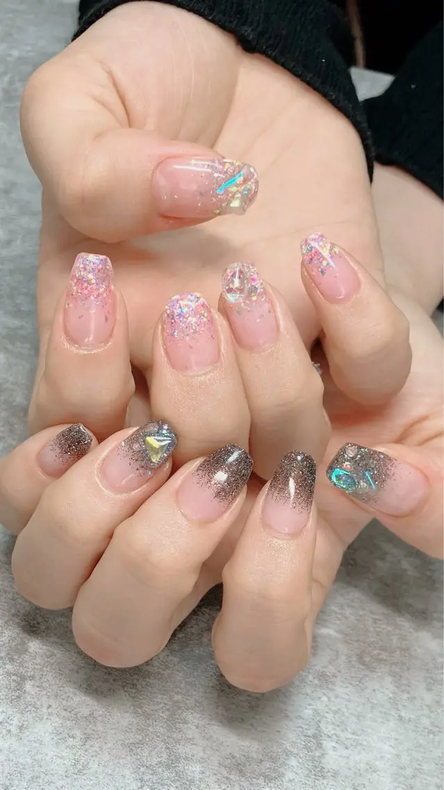 ネイル ハンドネイル ハンドケア shino🌟 痛ネイルのネイルデザイン