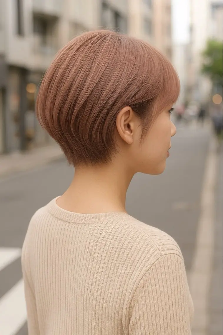 ショート カット ヘアカラー トリートメント 頭浸浴×似合わせ HolyGrailのヘアスタイル