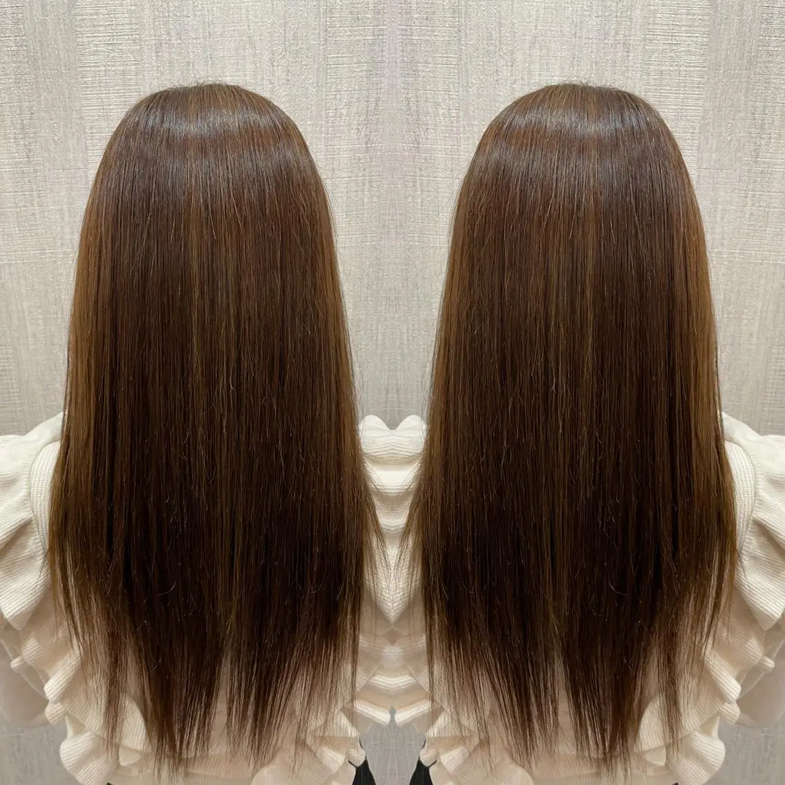 セミロング 店長✨レイヤー✖️ 髪質改善✖️韓国ヘアのヘアスタイル