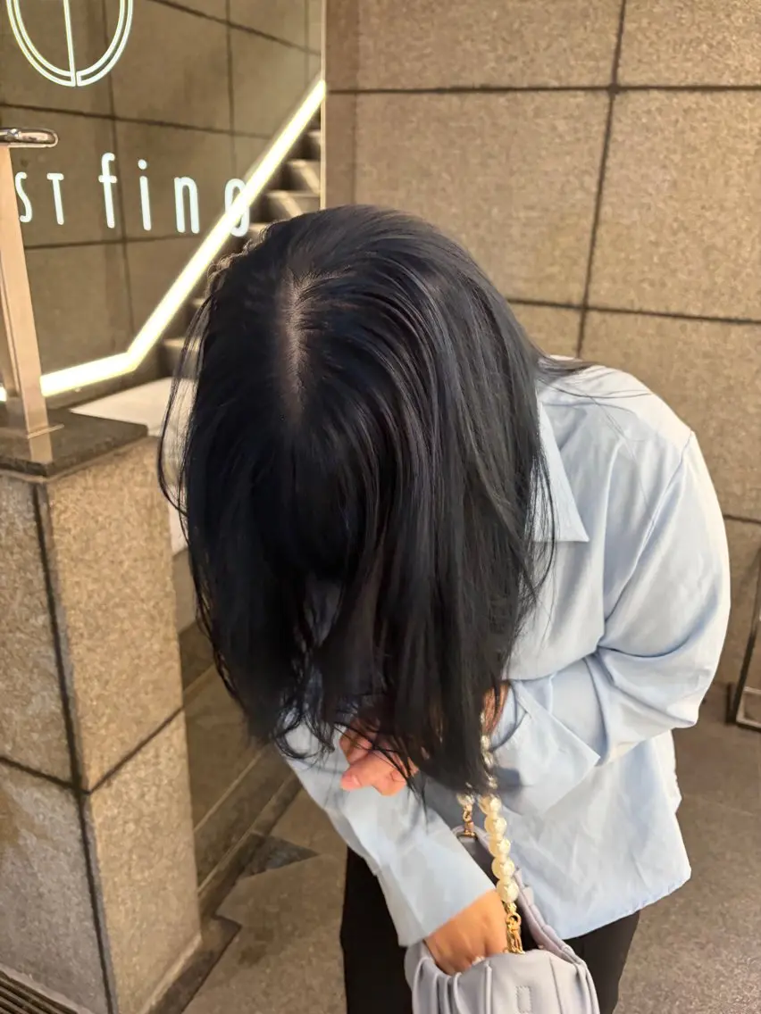 ミディアム 海優⭐️ネイル⭐️ 透明感カラーのネイルデザイン