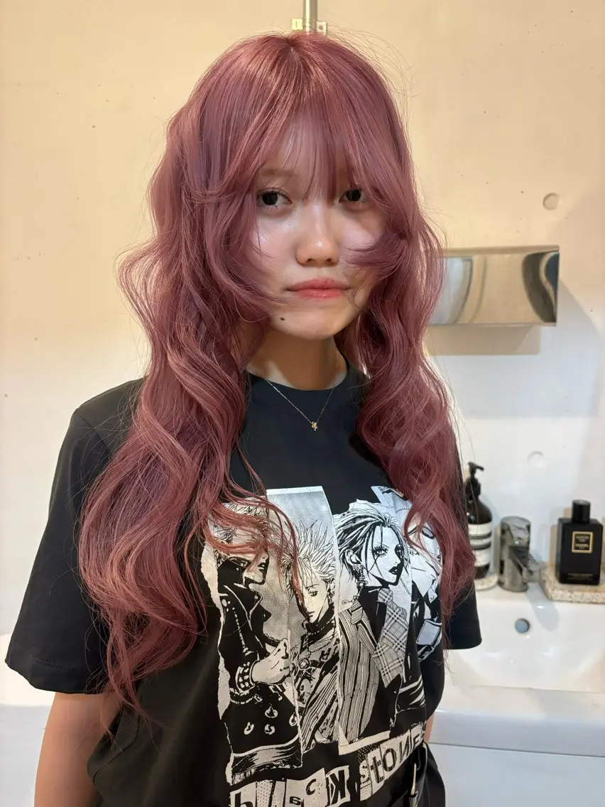 ロング カラー ヘアカラー トリートメント ⭐︎似合わせカラー /レイヤー✩momoのヘアスタイル