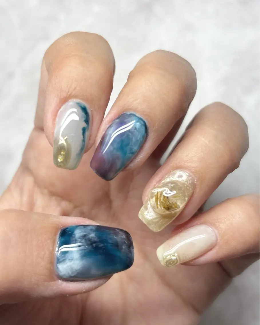 ネイル ニュアンスネイル Re nail rikaのネイルデザイン