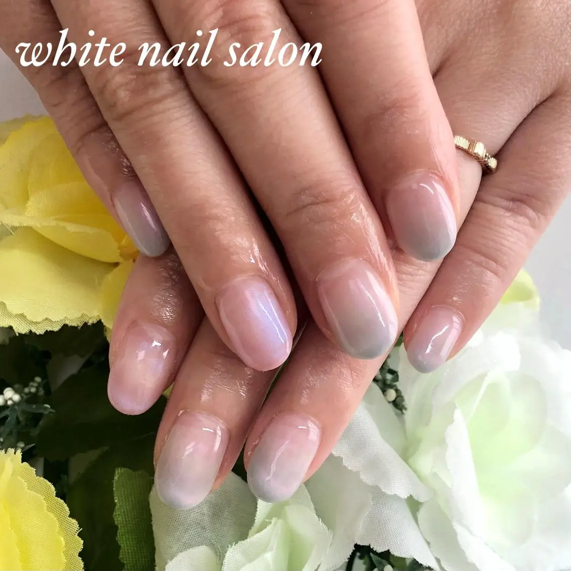 ネイル アートネイル フットネイル フレンチネイル ジェルネイル ハードジェル white nail salonのネイルデザイン
