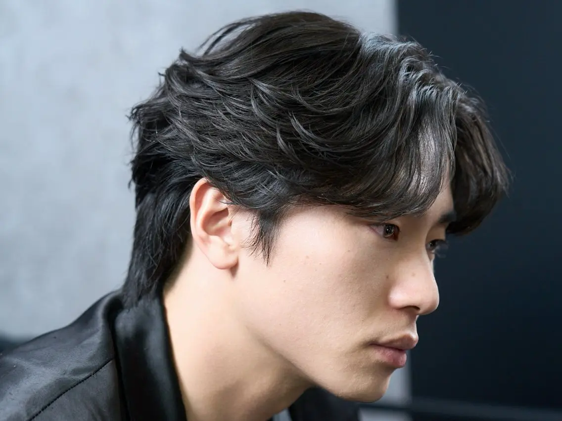 【メンズ限定👦🏻💙】🉐平日限定🉐カット✂️+🪶フェザーパーマ🪶+3stepトリートメント✨️9900円⁉️の写真