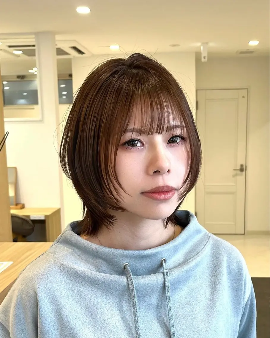 ミディアム カラー MIZUKI🫧ྀི 韓国ヘアAFLOATのヘアスタイル