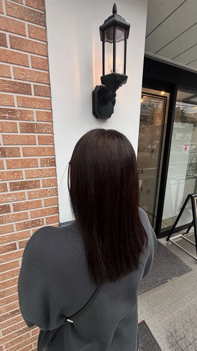 ロング カラー 角田 癒音のヘアスタイル