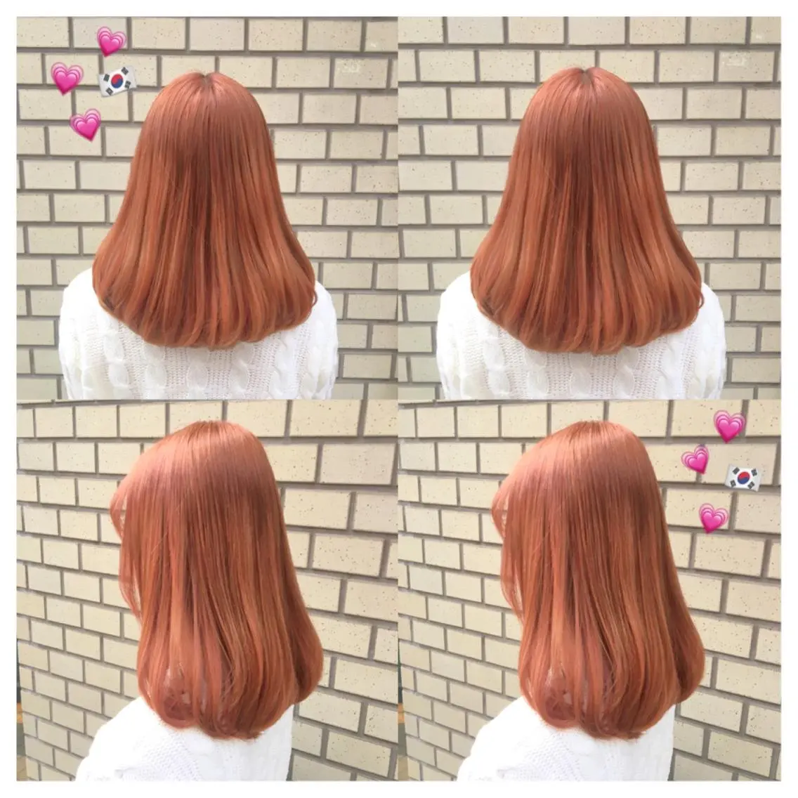 ミディアム カラー ブリーチ ハイトーンカラー タンバルモリ 韓国ヘア得意❤︎森澤 悠佳のヘアスタイル