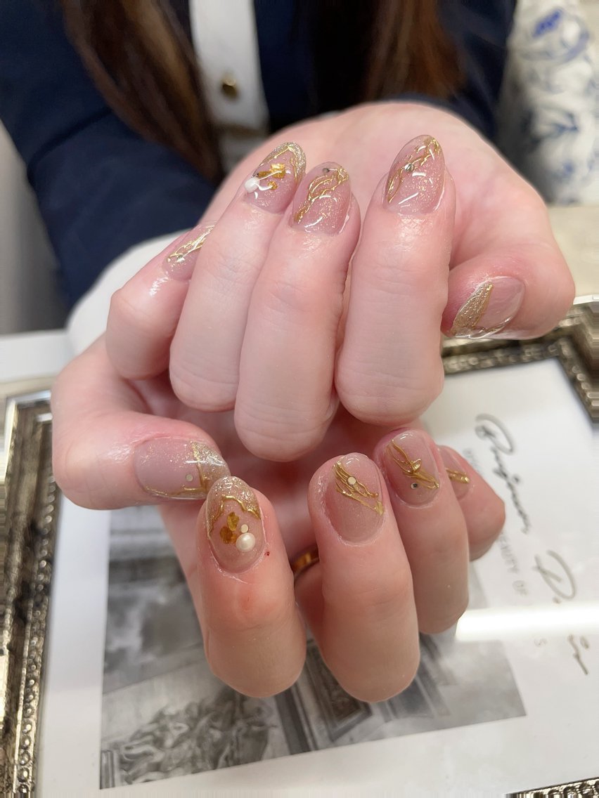 ネイル キラキラ🌸🌸🌸 nail ⭐️✨のネイルデザイン