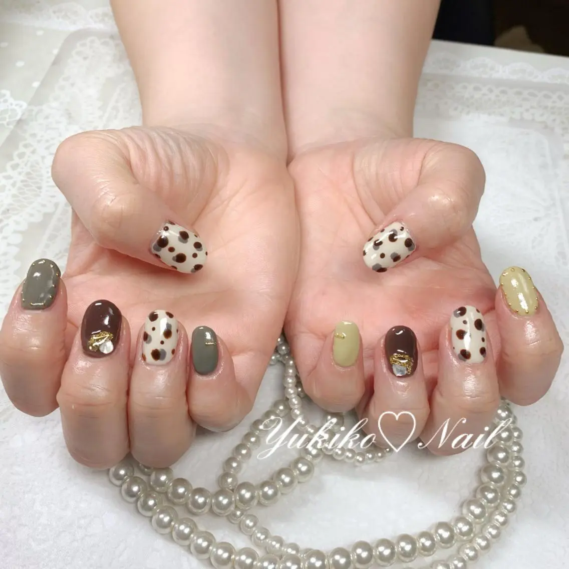 ネイル 持ち込み ニュアンスネイル ユキコ ネイルのネイルデザイン