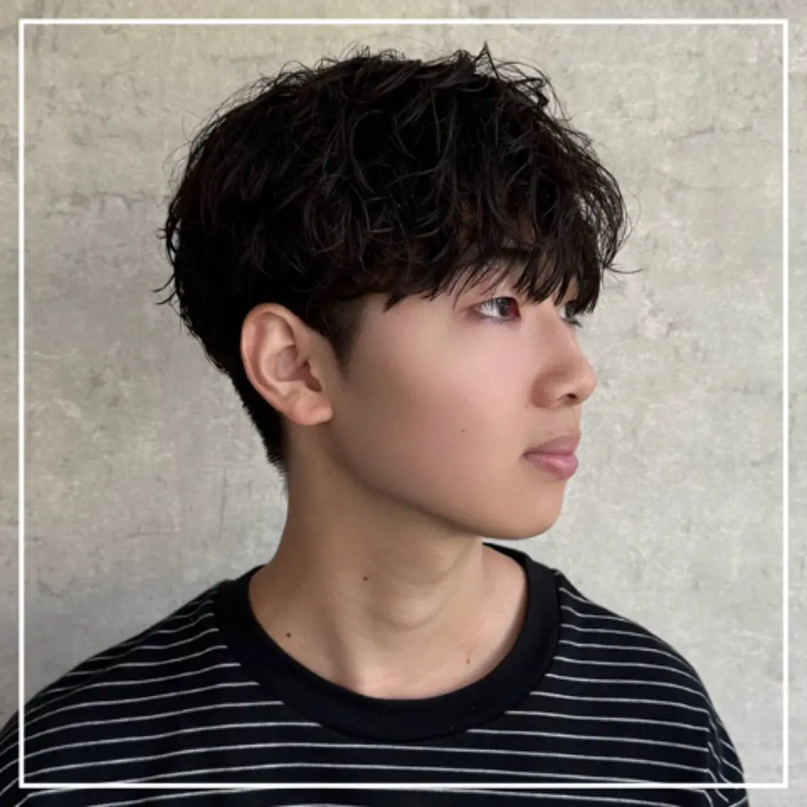 パーマ メンズ カット パーマ 韓国メンズ特化 土屋 光太郎のヘアスタイル