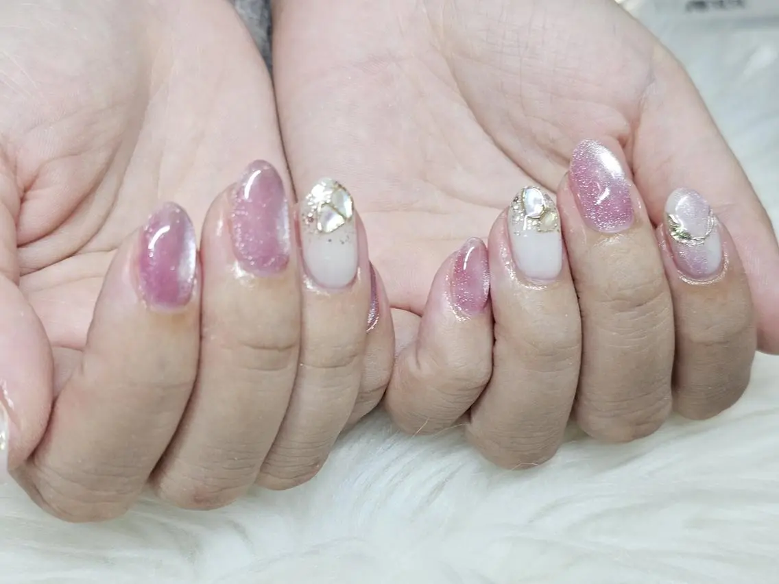 ネイル 持ち込み ハンドネイル ネイリスト Yuのネイルデザイン