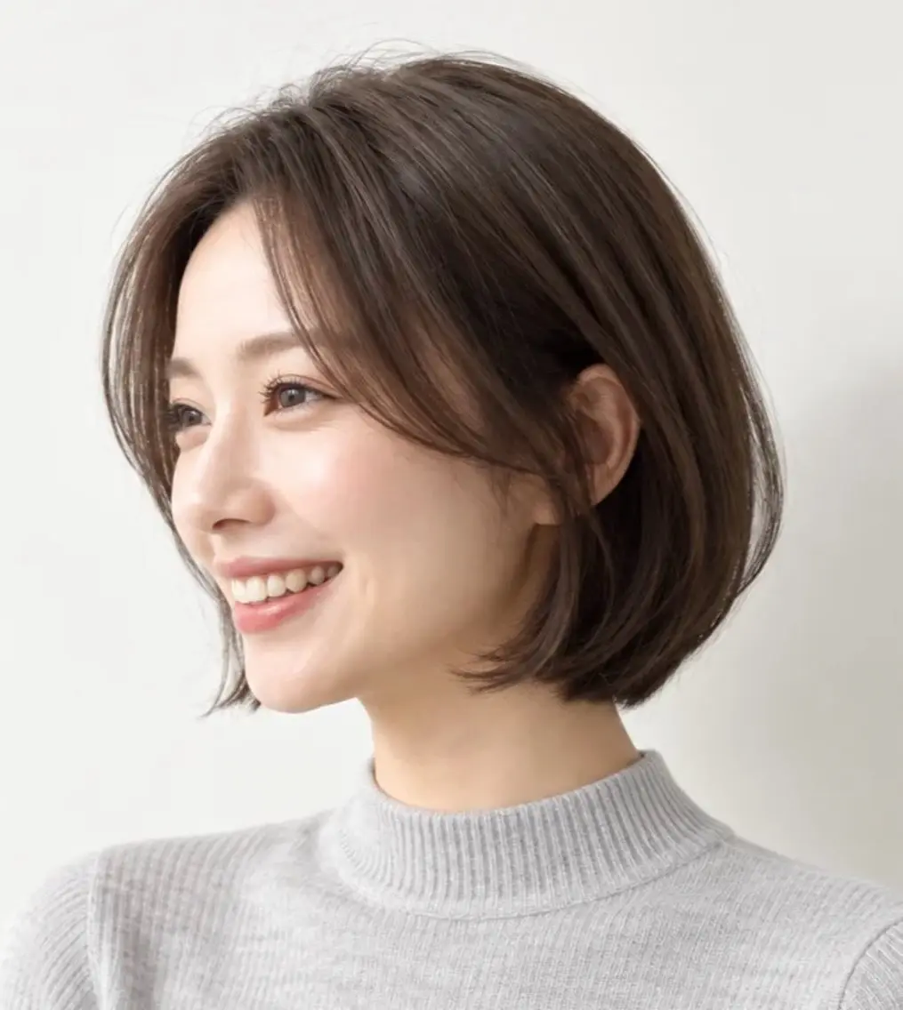 ミディアム au美容室 栄矢場町のヘアスタイル