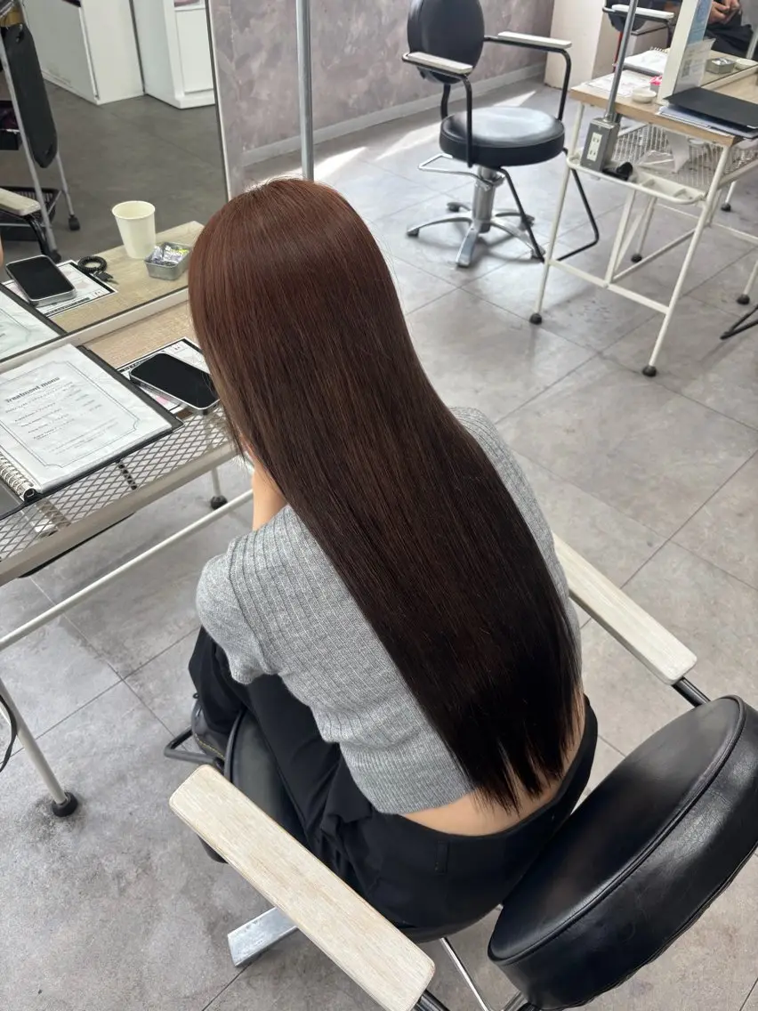 ロング カラー ヘアカラー Riko🐰💗/ モテ艶髪《本厚木》のヘアスタイル