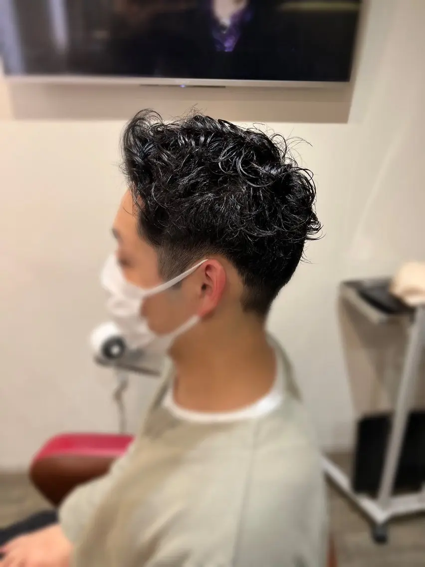 メンズカットの写真
