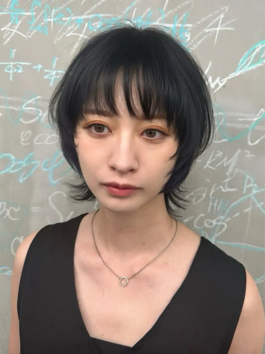 ショート カラー カット トリートメント 原宿アンリ 山下卓也のヘアスタイル