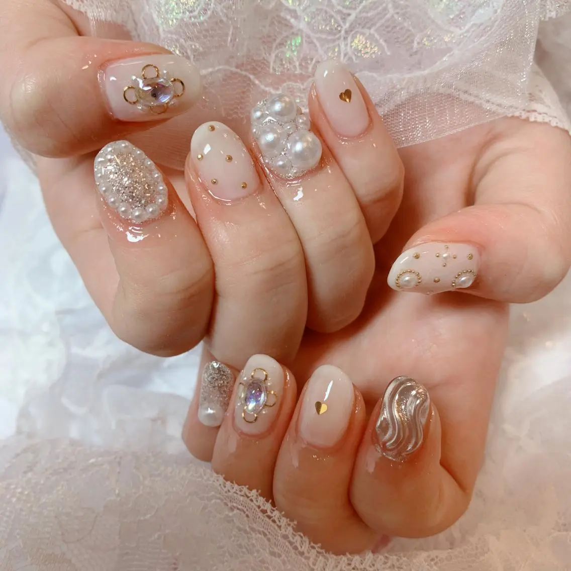 ネイル ハンドネイル La neige* yuki 🐩🌙のネイルデザイン