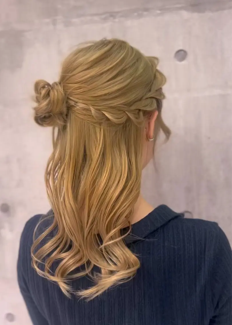 セミロング EARTH平塚 🎀白石 りおん🤍のヘアスタイル
