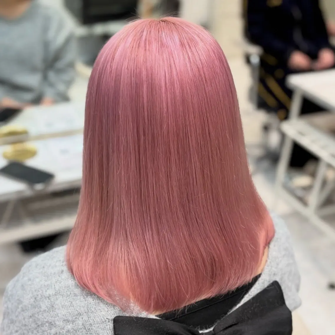 ロング カラー ヘアカラー トリートメント ヘアセット 色落ち綺麗🩰ハイ トーン🎀RINKAのヘアスタイル