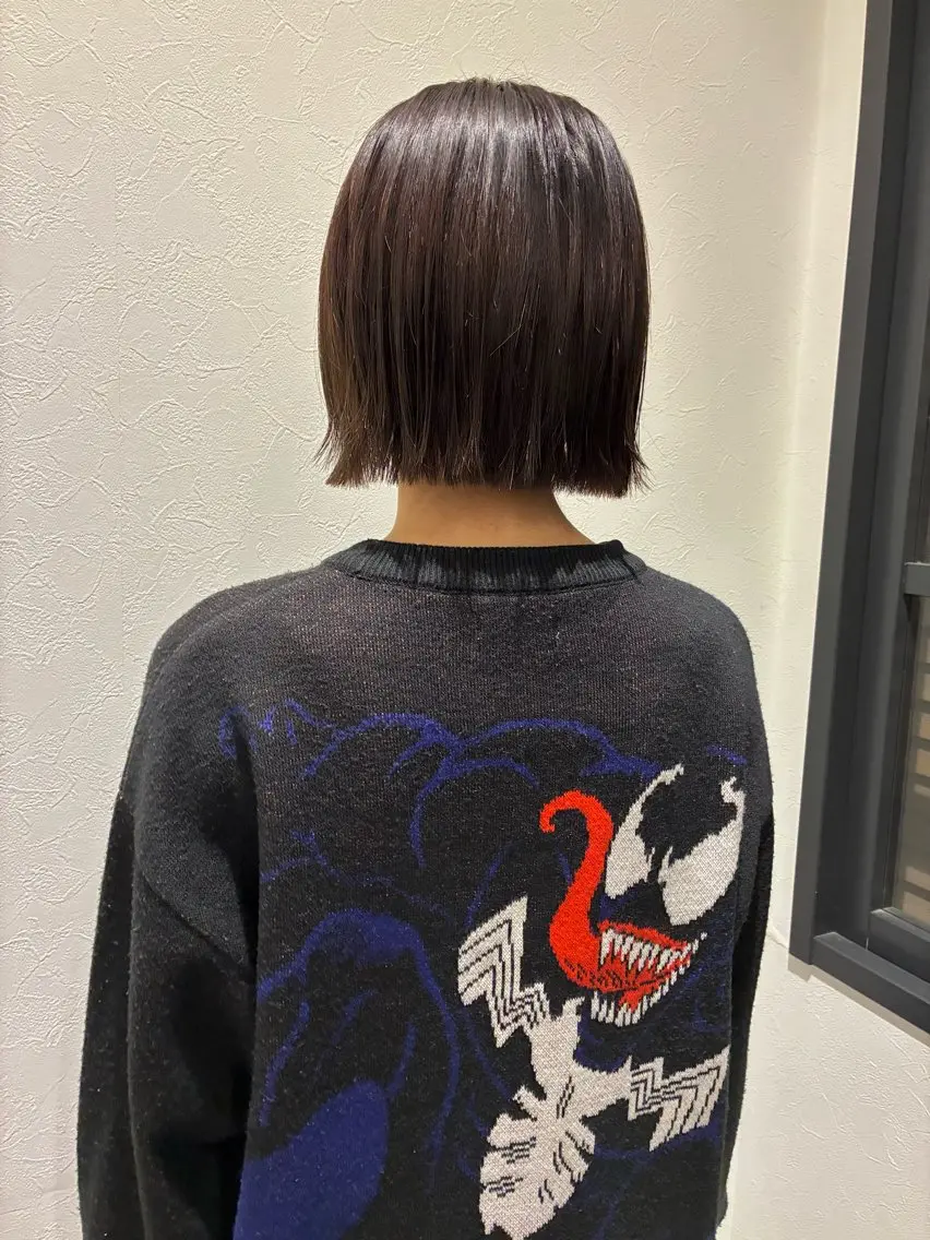 ミディアム 佐野 岬のヘアスタイル