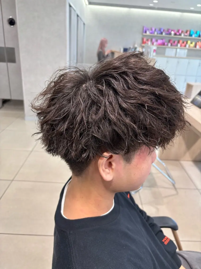 パーマ メンズ カット 縮毛矯正 メンズ比率エリア No.1/林慶太のヘアスタイル