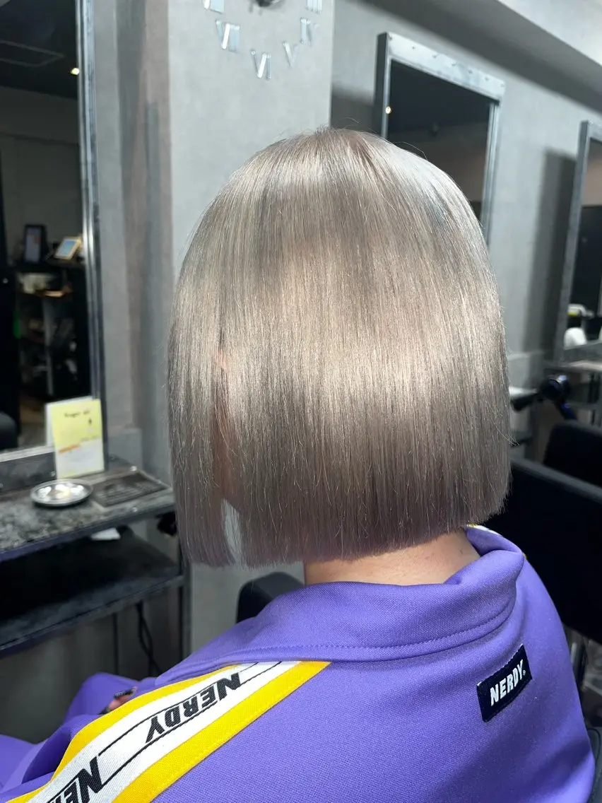 ショート カラー ヘアアレンジ ブリーチ ケアブリーチ デザインカラー ハイトーンカラー ボブ ヘアカラー トリートメント 😈派手髪/ 地雷系 / KALIN😈のヘアスタイル