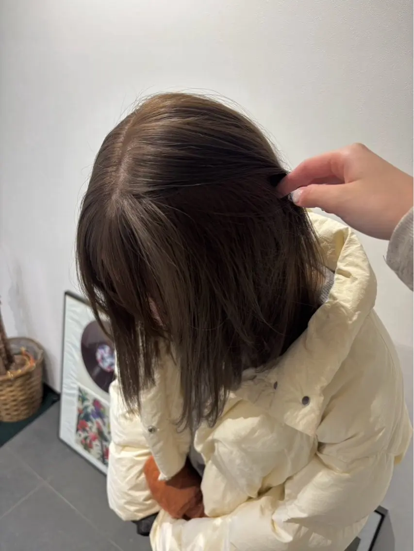 ミディアム ヘアカラー フヅキ ☘️のヘアスタイル