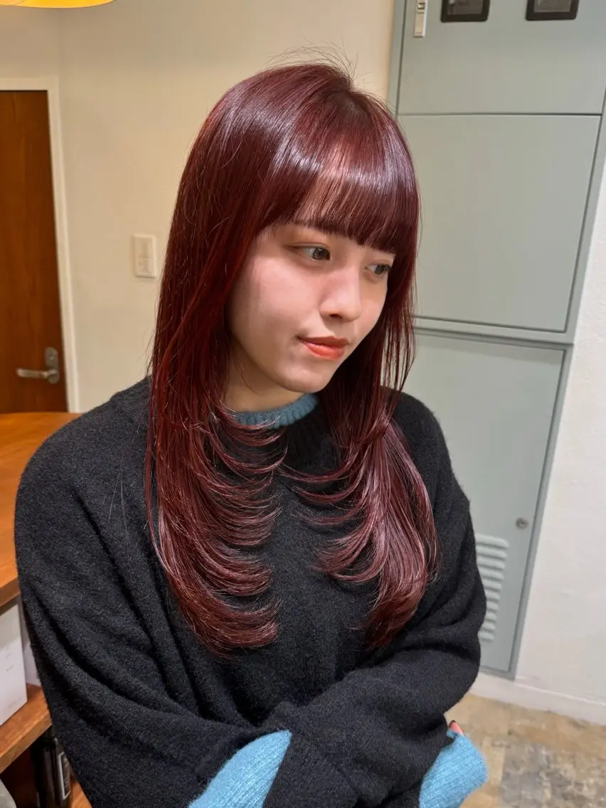 セミロング カラー collet 内田笙來のヘアスタイル
