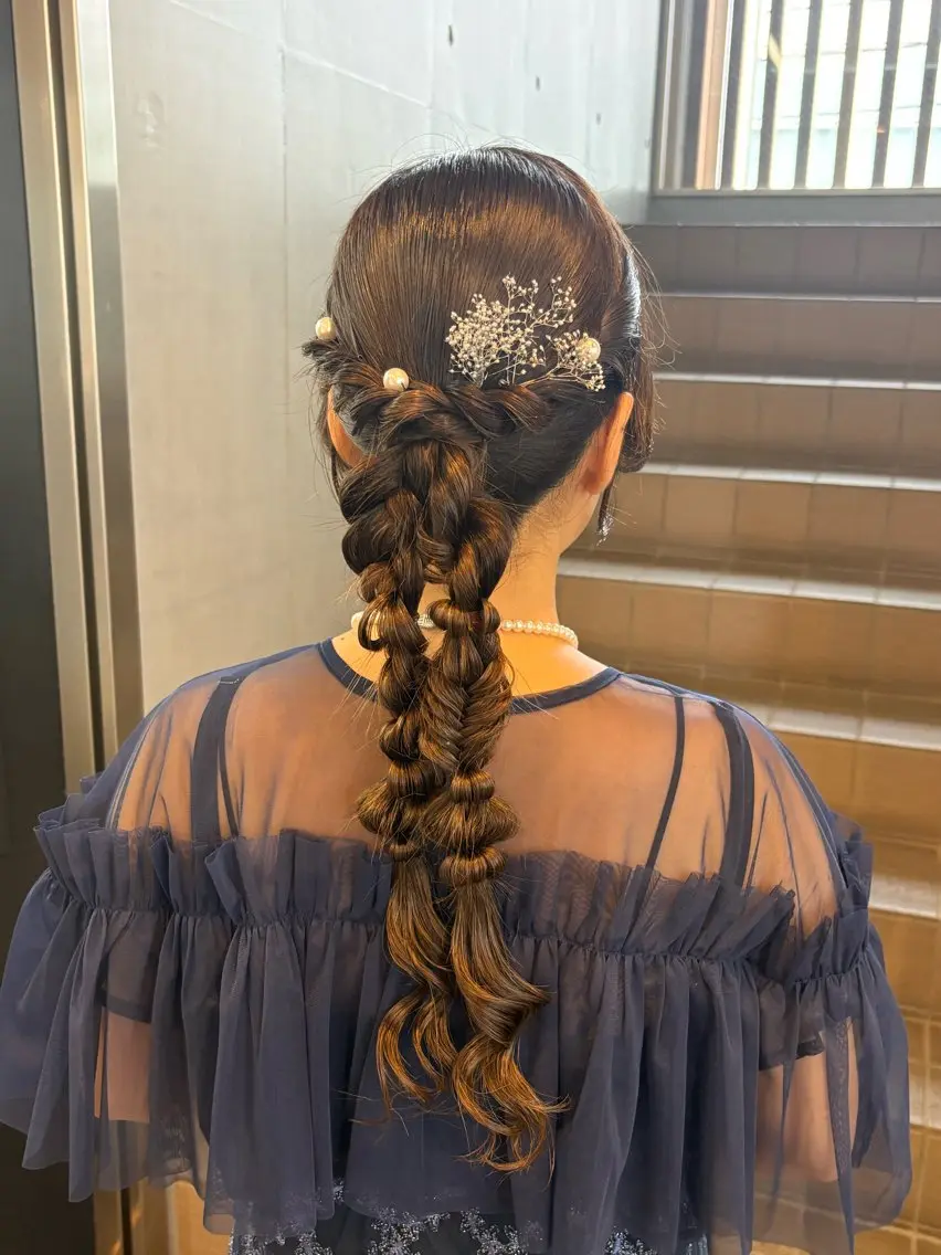 ロング ロング ヘアセット 🤍sayaka/ ブリーチ🌐のヘアスタイル