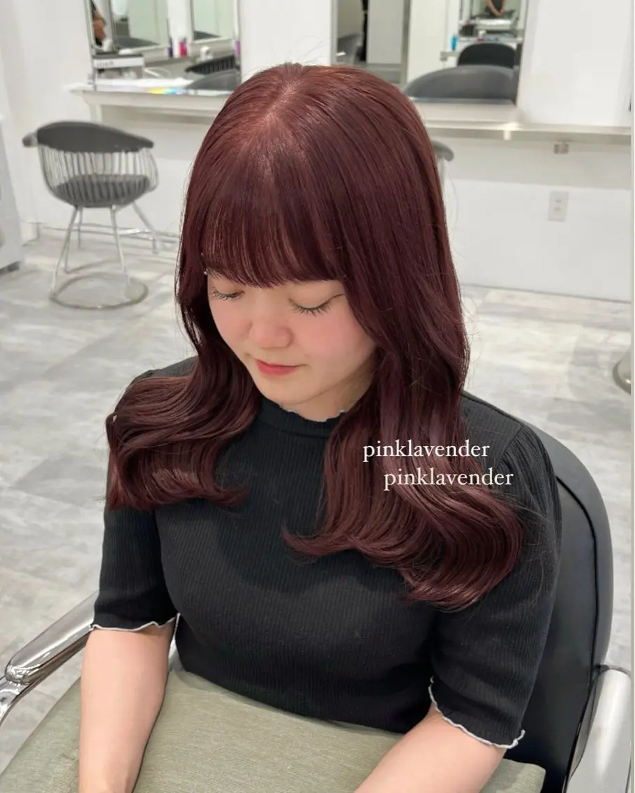 ロング カラー ヘアカラー ParveMix ♡白神みやびのヘアスタイル